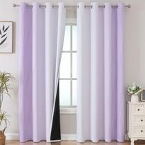 Cortinas Blackout Estelar Textiler lilás/branco acinzentado 132x213cm Cortinas Blackout Estelar Textiler lilás/branco acinzentado 132x213cm