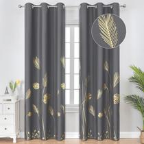 Cortinas Blackout Estelar Textiler Thermal 214 cm com estampa de trigo Cortinas Blackout Estelar Textiler Thermal 214 cm com estampa de trigo