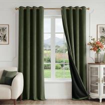 Cortinas Blackout FMFUNCTEX 100% Blackout Verde Oliva 244cm