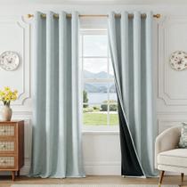 Cortinas Blackout FMFUNCTEX Mistleaf 160x160cm 2 painéis