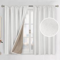 Cortinas Blackout Gment Off White 115x114cm - Para Quarto