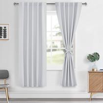 Cortinas Blackout Hiasan - 42x72cm - Branco Acinzentado