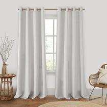 Cortinas Blackout HOMEIDEAS Ivory Linen 240x245cm 2 painéis Cortinas Blackout HOMEIDEAS Ivory Linen 240x245cm 2 painéis