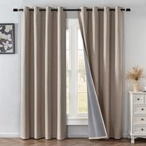 Cortinas Blackout IGEMAEVE Linen 100% Blackout 213x213cm 2 painéis Cortinas Blackout IGEMAEVE Linen 100% Blackout 213x213cm 2 painéis