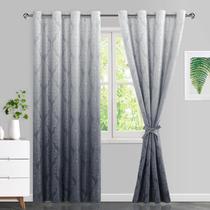 Cortinas Blackout JIUZHEN Cinza Ombre 213x213cm - com Gravatas Cortinas Blackout JIUZHEN Cinza Ombre 213x213cm - com Gravatas