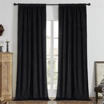 Cortinas Blackout Joydeco Black Velvet 260x260cm 2 painéis