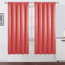 Cortinas Blackout LEMOMO Coral 132x183cm Conjunto de 2 painéis