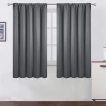 Cortinas Blackout LEMOMO Grey 132x160cm Conjunto de 2 painéis