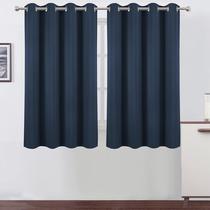 Cortinas Blackout LEMOMO Navy Blue 132x114cm Conjunto de 2 painéis