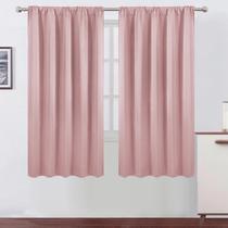 Cortinas Blackout LEMOMO Pink 132x160cm Conjunto de 2 painéis