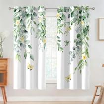 Cortinas Blackout MYUSRE Sage Green Eucalyptus 106x160cm 2 painéis Cortinas Blackout MYUSRE Sage Green Eucalyptus 106x160cm 2 painéis