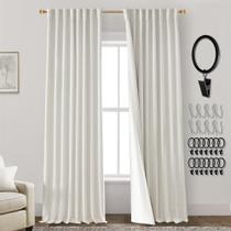 Cortinas Blackout PANELSBURG, 213 cm de comprimento, linho, conjunto de 2 painéis Cortinas Blackout PANELSBURG, 213 cm de comprimento, linho, conjunto de 2 painéis