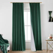Cortinas Blackout PANELSBURG Green Winter Isolating 244cm Cortinas Blackout PANELSBURG Green Winter Isolating 244cm