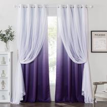 Cortinas Blackout PONY DANCE Roxo - 132x213cm (2 Peças)