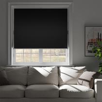 Cortinas Blackout retráteis NIGHTON 58x91cm pretas Cortinas Blackout retráteis NIGHTON 58x91cm pretas
