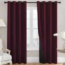 Cortinas Blackout Rutterllow 100% Blackout 2 painéis 132x213c