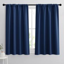 Cortinas Blackout RYB HOME Azul Marinho 42x45cm (2 painéis)