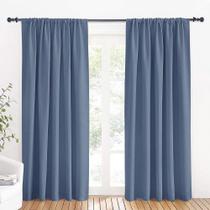 Cortinas Blackout RYB HOME Blue 178x213cm Rod Pocket