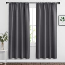 Cortinas Blackout RYB HOME Grey 42x72cm 2 painéis para sala de estar