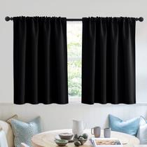 Cortinas Blackout RYB HOME Solid Light Block W 132 x L 91 cm pretas Cortinas Blackout RYB HOME Solid Light Block W 132 x L 91 cm pretas