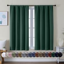 Cortinas Blackout Simplebrand Ava Ever Green 140x137cm 2 painéis