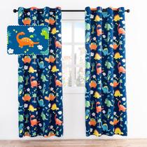Cortinas Blackout Sivio para quarto infantil Dinosaur 132x160cm Cortinas Blackout Sivio para quarto infantil Dinosaur 132x160cm
