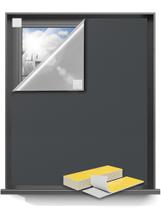 Cortinas Blackout Sumobaby 50x57cm Cinza resistente ao calor Cortinas Blackout Sumobaby 50x57cm Cinza resistente ao calor