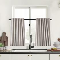 Cortinas Blackout UHITECH Linen - 2 Painéis de 45cm