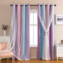 Cortinas Blackout XiDi Dream Star para quarto de crianças W52xL213cm Cortinas Blackout XiDi Dream Star para quarto de crianças W52xL213cm