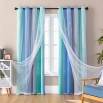 Cortinas Blackout XiDi Dream Star para quarto infantil W132xL160cm Cortinas Blackout XiDi Dream Star para quarto infantil W132xL160cm