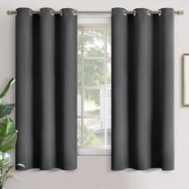 Cortinas Blackout YoungStex 160x160cm Cinza Escuro 2 Painéis Cortinas Blackout YoungStex 160x160cm Cinza Escuro 2 Painéis