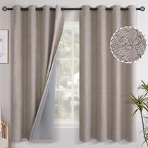 Cortinas Blackout YoungStex Burlap Linen 160x160cm Taupe Cortinas Blackout YoungStex Burlap Linen 160x160cm Taupe