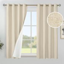 Cortinas Blackout YoungStex - Curtas de Linho 100% para Quarto