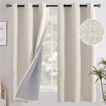 Cortinas Blackout YoungStex Linen 160 x 160 cm, quarto preto Cortinas Blackout YoungStex Linen 160 x 160 cm, quarto preto