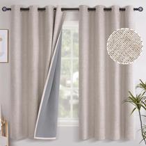 Cortinas Blackout YoungStex Linen 160x160cm, bege, 2 painéis Cortinas Blackout YoungStex Linen 160x160cm, bege, 2 painéis