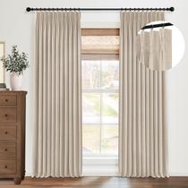 Cortinas CAPALOCA Linen Pinch Plissadas 100% Blackout 213x213cm