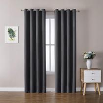 Cortinas ChrisDowa Grommet Room Darkening 132x183cm 2 painéis