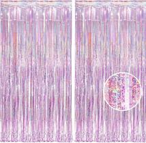 Cortinas com franjas BRAVESHINE Pink Tinsel Foil 1x2,5 m - 2 peças