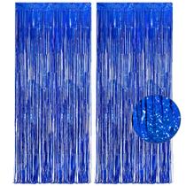 Cortinas de Alumínio com Franjas GREATRIL - Azul Escuro (2 Unidades - 1m x 2,5m)