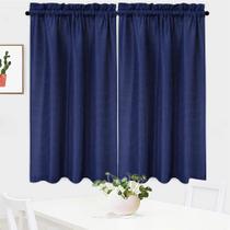 Cortinas de Camada NANAN 91 cm Tecido Waffle Conjunto de 2 Painéis Cortinas de Camada NANAN 91 cm Tecido Waffle Conjunto de 2 Painéis
