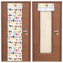 Cortinas de cobertura de janela de porta de sala de aula Leinuosen Blackout Cortinas de cobertura de janela de porta de sala de aula Leinuosen Blackout