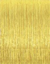 Cortinas de franja i-Chony Shiny Gold Metallic Tinsel 1x2,5 m, 2 peças Cortinas de franja i-Chony Shiny Gold Metallic Tinsel 1x2,5 m, 2 peças