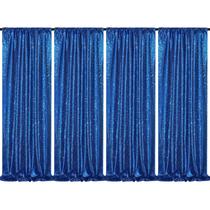 Cortinas de fundo de lantejoulas B-COOL Royal Blue 60x240cm, 4 pacotes