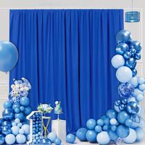 Cortinas de fundo SoarDream Royal Blue 6m x 3m poliéster Cortinas de fundo SoarDream Royal Blue 6m x 3m poliéster