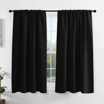 Cortinas de janela Blackout PONY DANCE com isolamento térmico 42x54