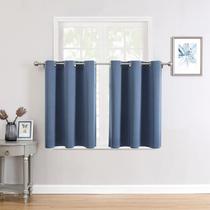 Cortinas de janela ChrisDowa Small Thermal Isolated 34x36cm azuis Cortinas de janela ChrisDowa Small Thermal Isolated 34x36cm azuis