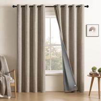 Cortinas de janela CUCRAF 100% Blackout para quarto 132x244cm
