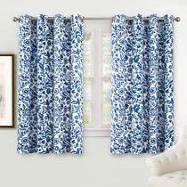 Cortinas de janela DriftAway Julia Watercolor Blackout 132x137cm