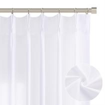 Cortinas de janela Joywell Semi Sheer Linen Pinch Plissadas 40x96cm