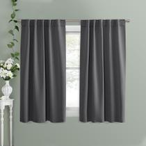 Cortinas de janela PONY DANCE Blackout Short Grey 42x54cm - 1 par